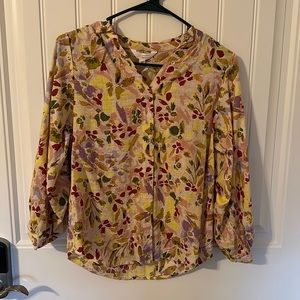Floral shirt with tags